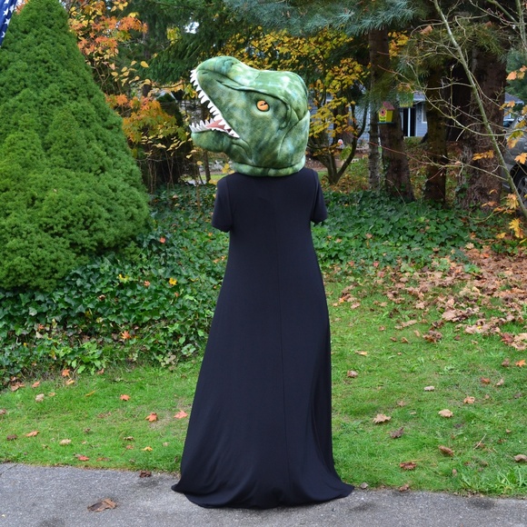 NWT Lane Bryant 14/16 Cage Front Black Maxi Dress - Picture 2 of 5